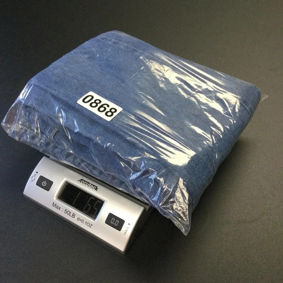 Vintage Women's Contem 1@ Jeans, Size 27, Blue with silver buttons on each side - Picture 12 of 12